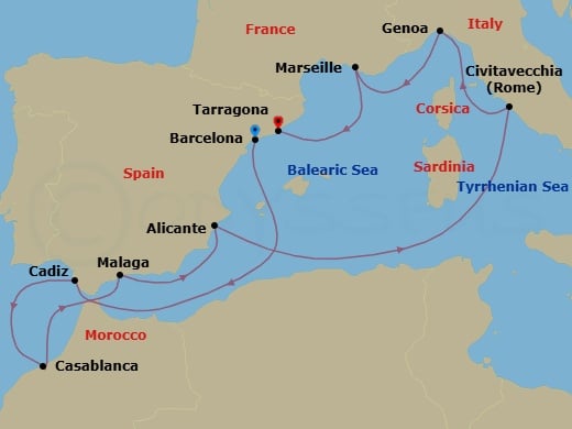 Cruise Map