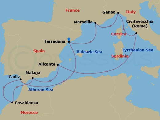Cruise Map