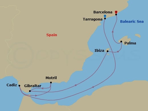 Cruise Map
