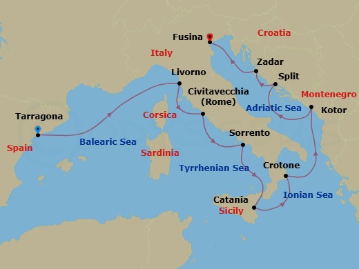 Cruise Map