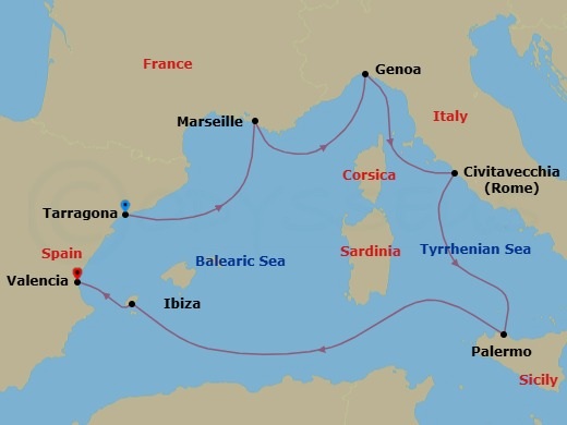 Cruise Map