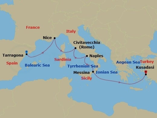 Cruise Map