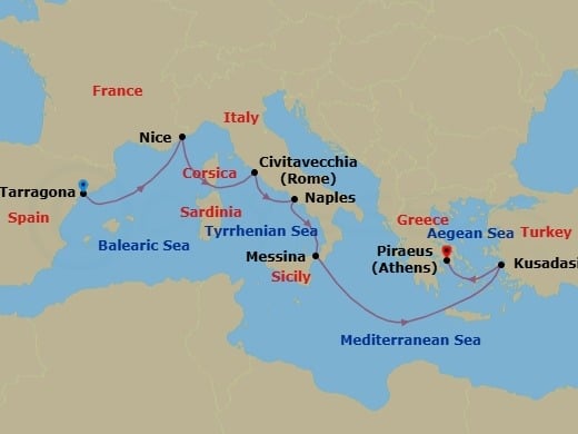 Cruise Map