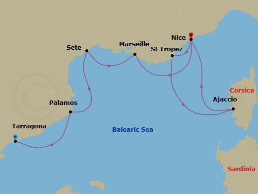Cruise Map