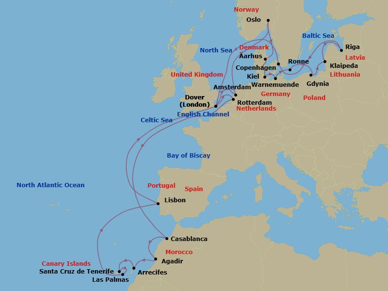 Cruise Map