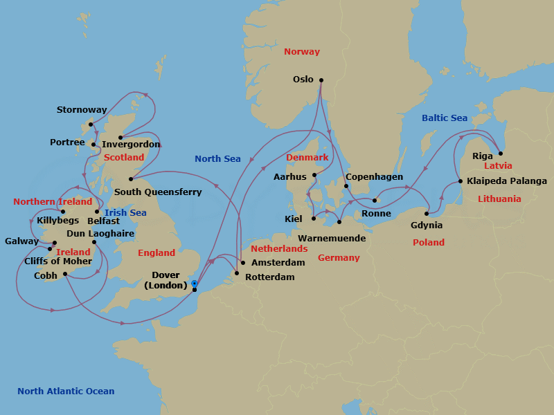 Cruise Map