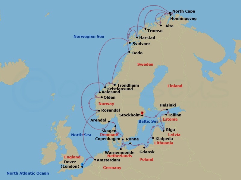 Cruise Map