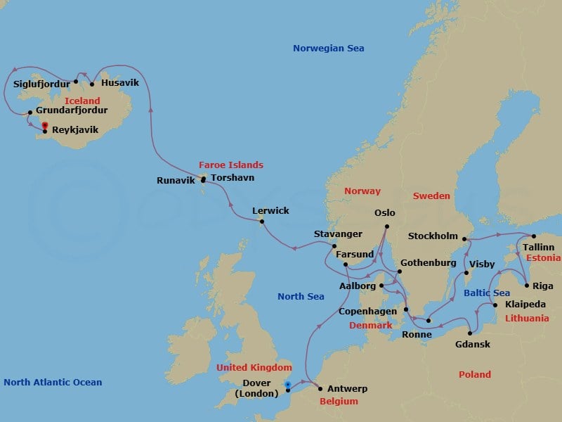 Cruise Map