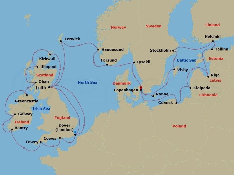 Cruise Map