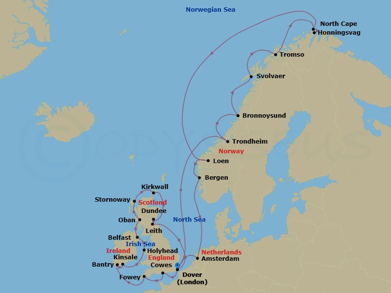 Cruise Map