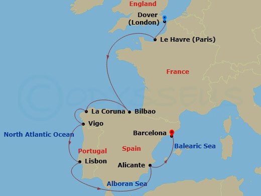 Cruise Map