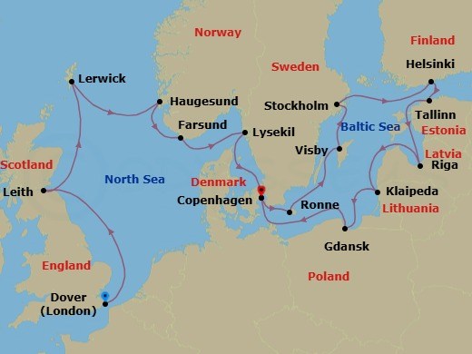 Cruise Map