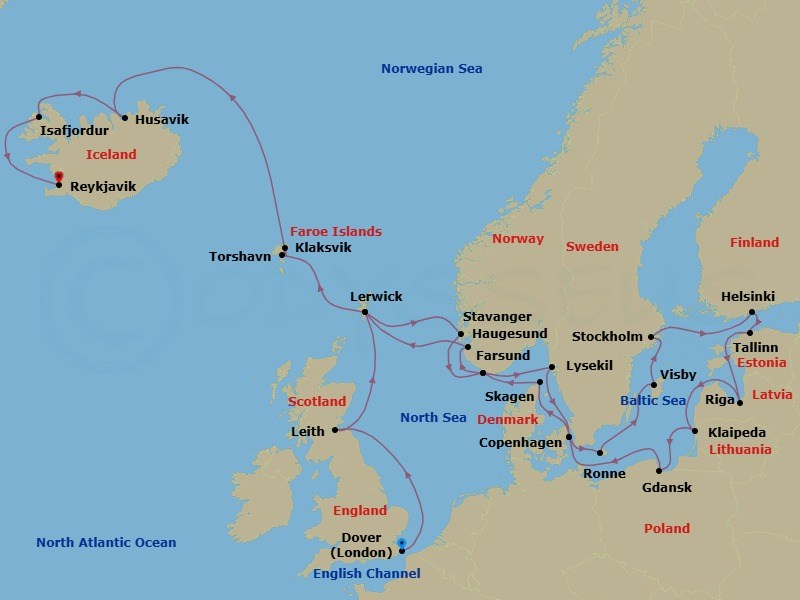 Cruise Map