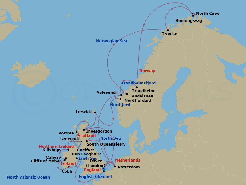 Cruise Map