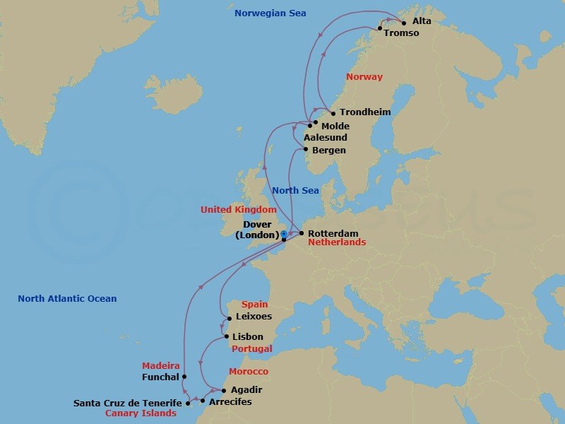 Cruise Map