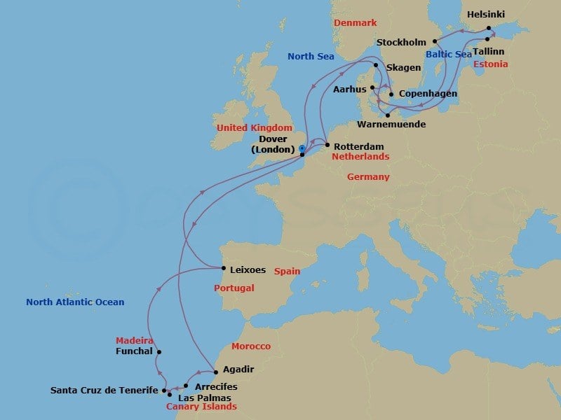 Cruise Map