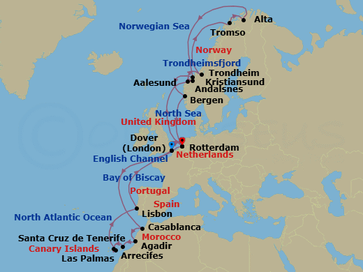 Cruise Map