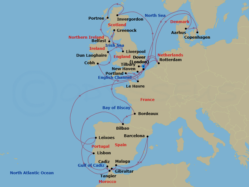 Cruise Map