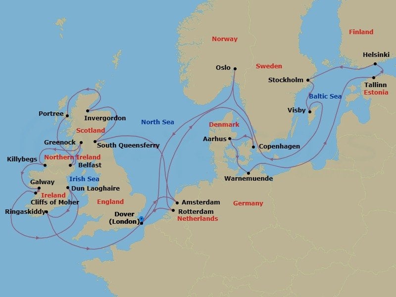 Cruise Map