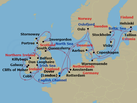 Cruise Map