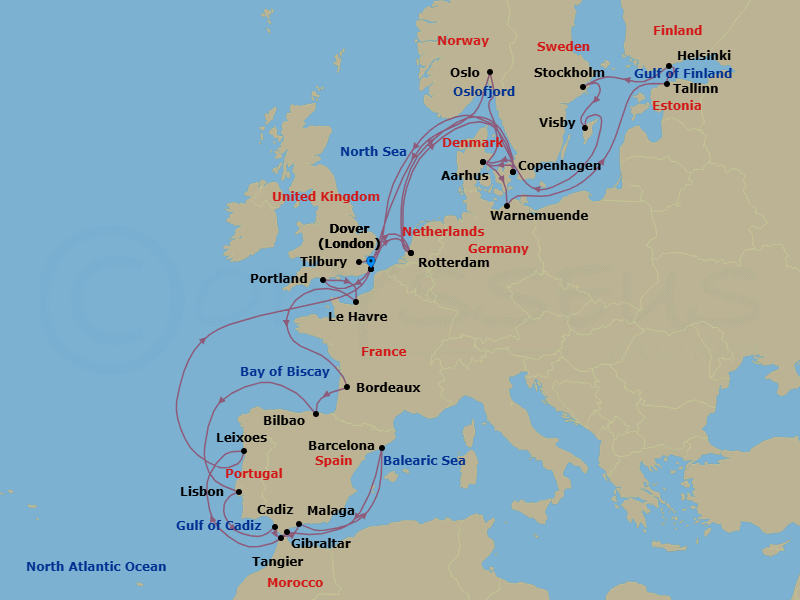 Cruise Map
