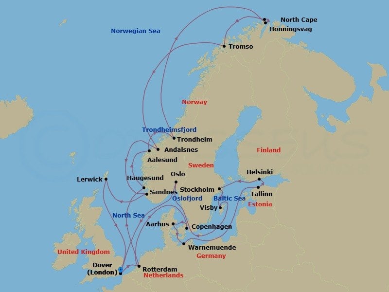 Cruise Map