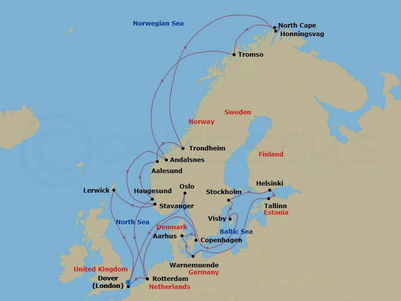 Cruise Map