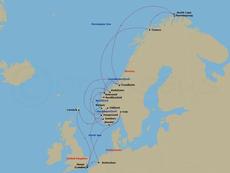 Cruise Map
