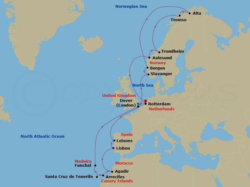 Cruise Map