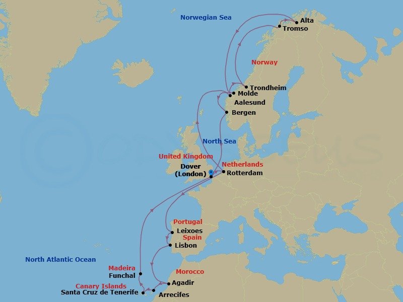Cruise Map