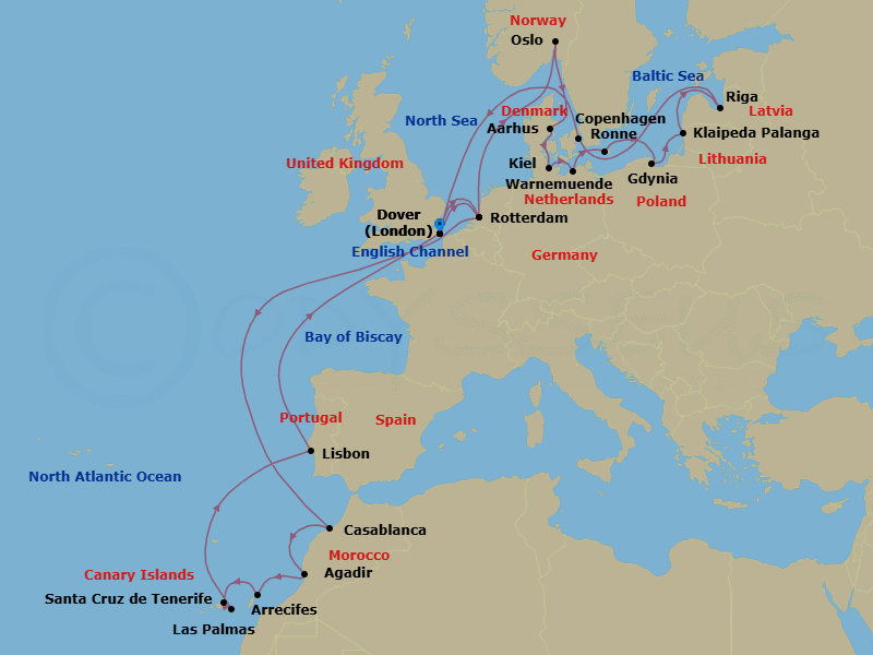 Cruise Map