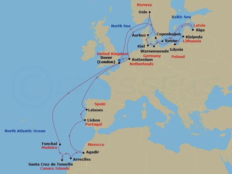 Cruise Map