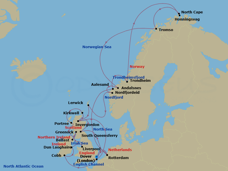 Cruise Map