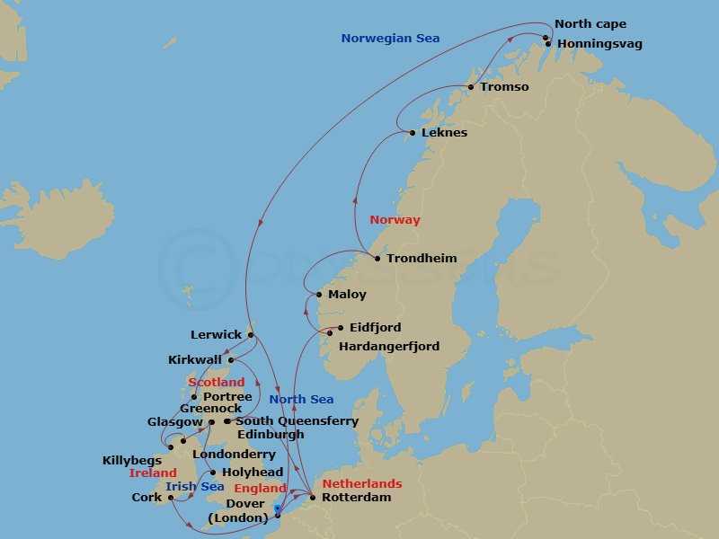 Cruise Map