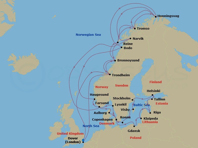 Cruise Map