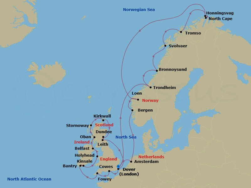 Cruise Map