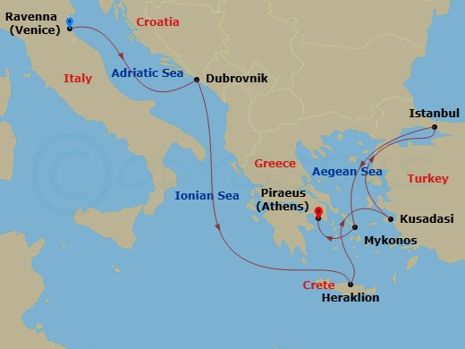 Cruise Map