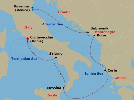 Cruise Map