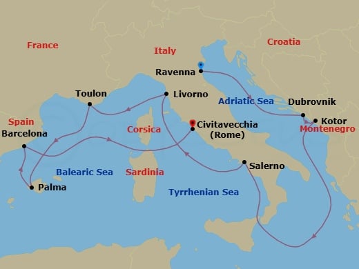 Cruise Map