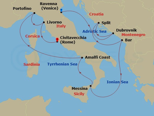 Cruise Map