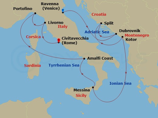 Cruise Map