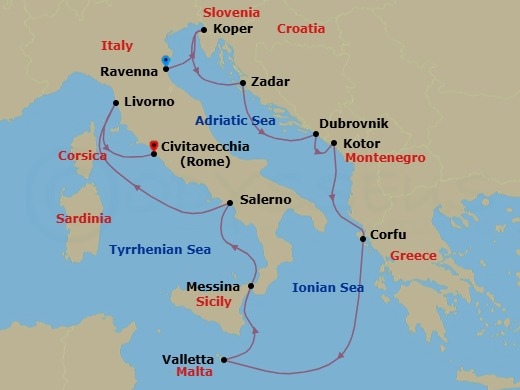 Cruise Map
