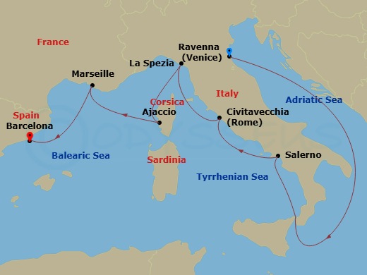 Cruise Map