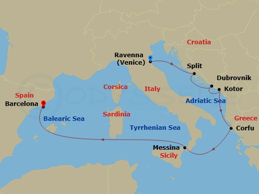 Cruise Map
