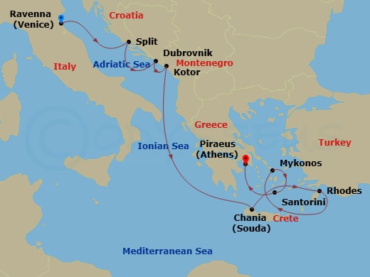 Cruise Map