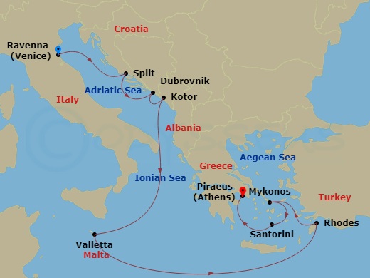 Cruise Map