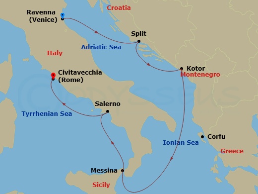 Cruise Map