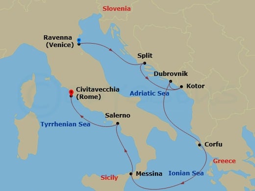 Cruise Map