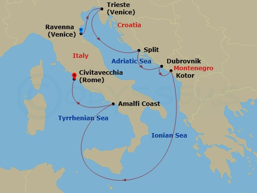 Cruise Map
