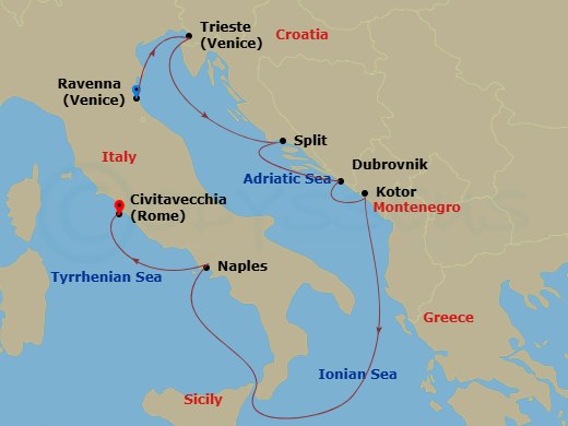 Cruise Map